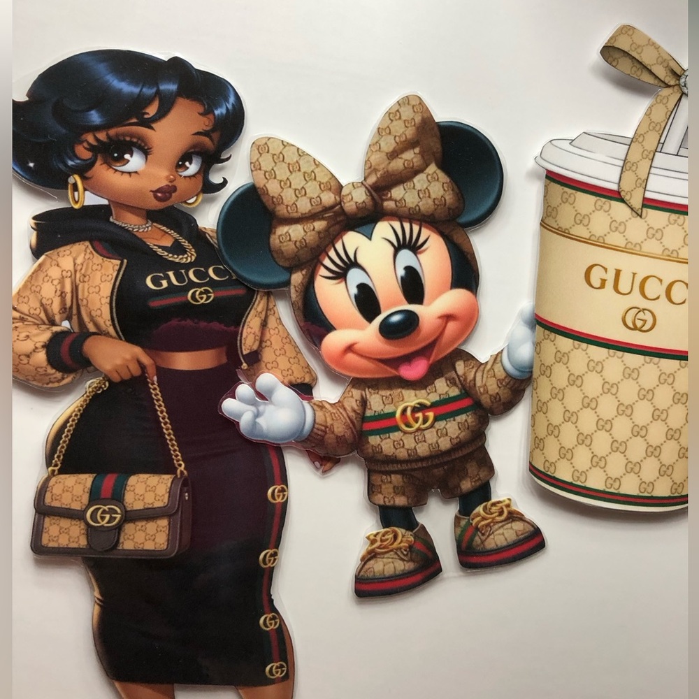 Set #5—-Designer-Inspired Monogram Magnet Set - Picture 3 of 3